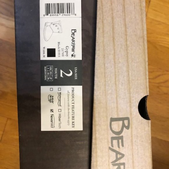 Black Bear Paw Suede Boots - Picture 4 of 4